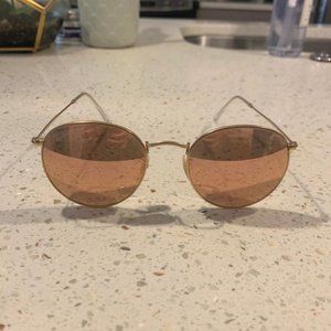 Gold Ray-Ban Sunglasses